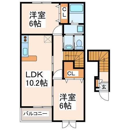 フォルシュⅠ・Ⅱの物件間取画像